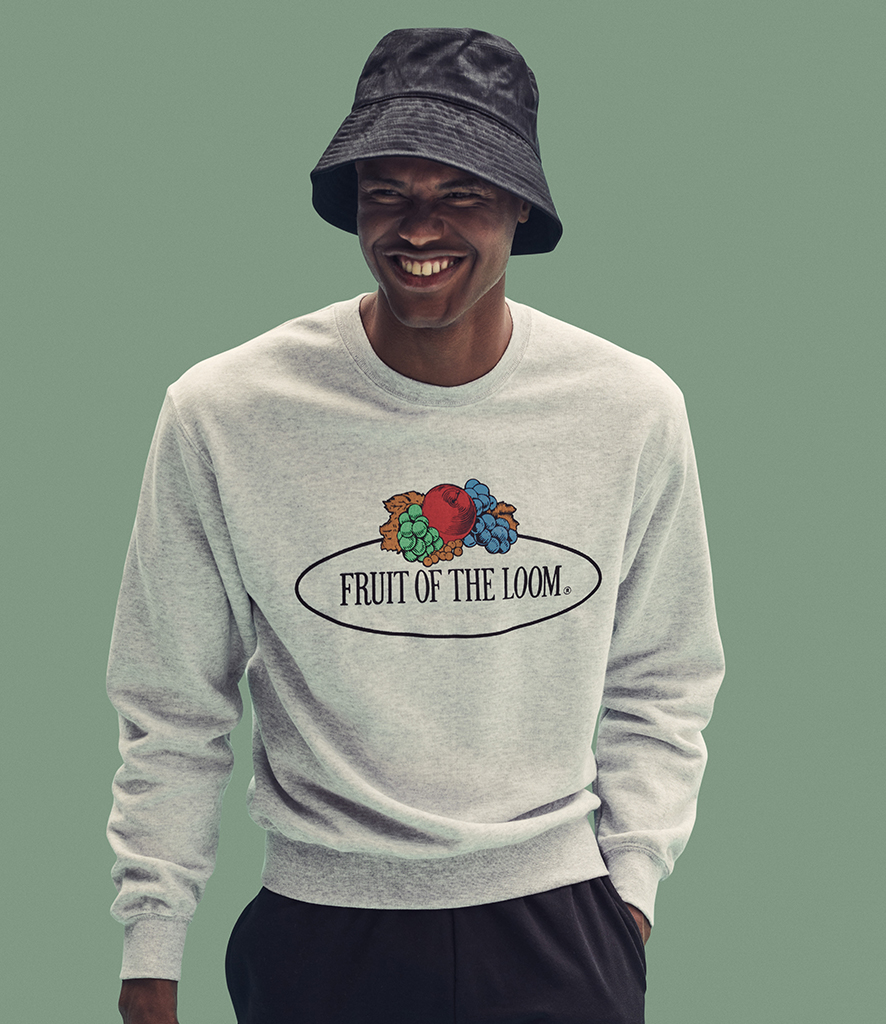 DISCONTINUED - Fruit of the Loom Vintage Large Logo Sweatshirt